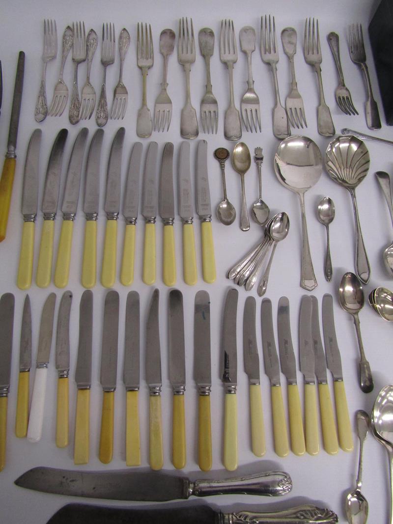 Collection of silver plated cutlery - Image 7 of 8