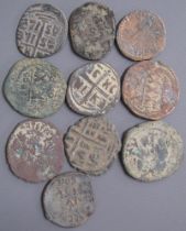 Collection of  Byzantine coins