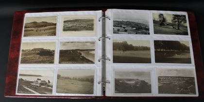 Album of approximately 294 postcards depicting Scottish golf courses, early 20th century - 1970s -