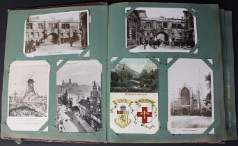 Album of postcards including Lincolnshire real photographic, ocean liners etc.