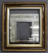 Large frame with internal mirrored mount 67.5cm x 77cm