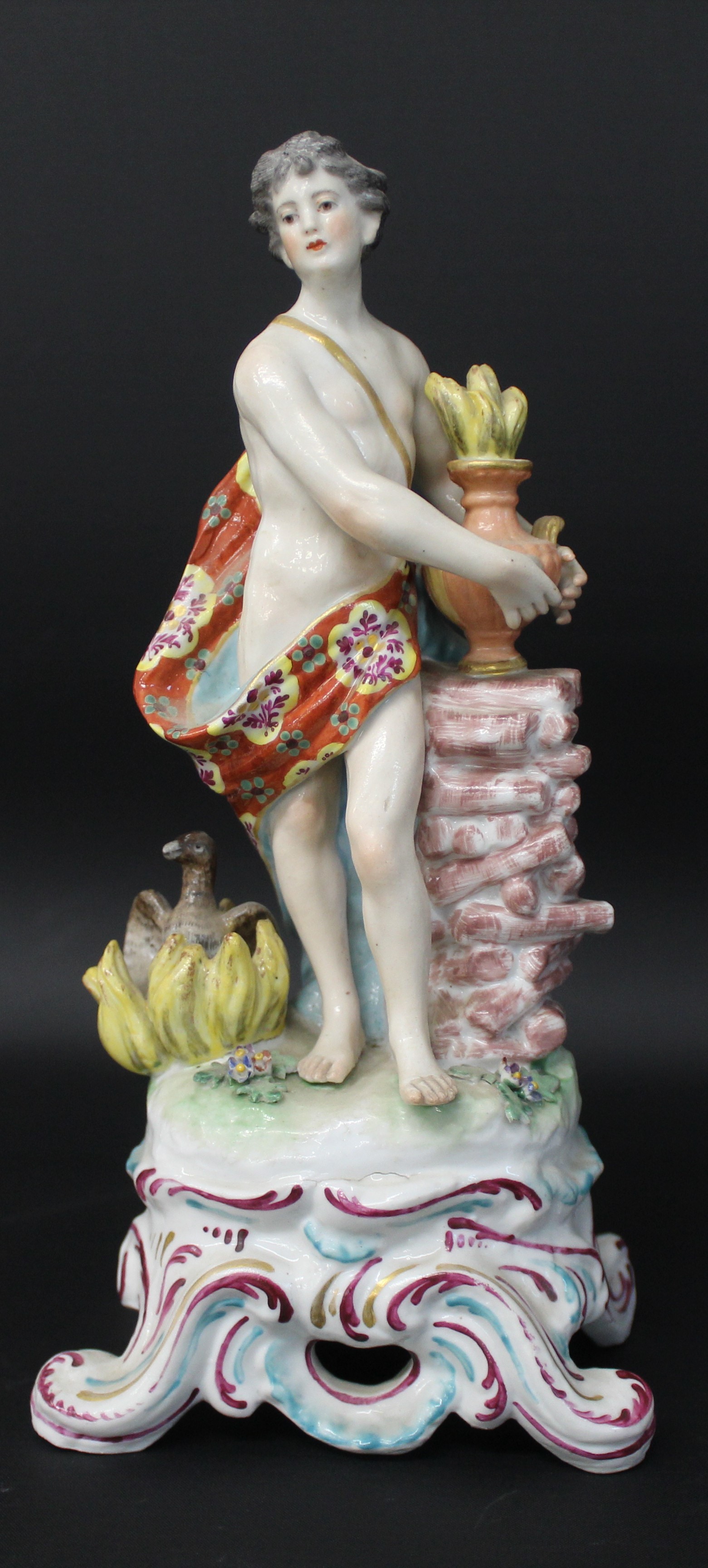 A set of four French porcelain figures emblematic of the Classical Four Seasons, late 19th / early - Image 2 of 17