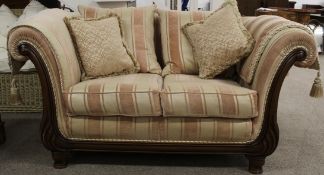 Gascoignes design front sprung 2 seater sofa, D 108cm x H 81cm x W 155cm