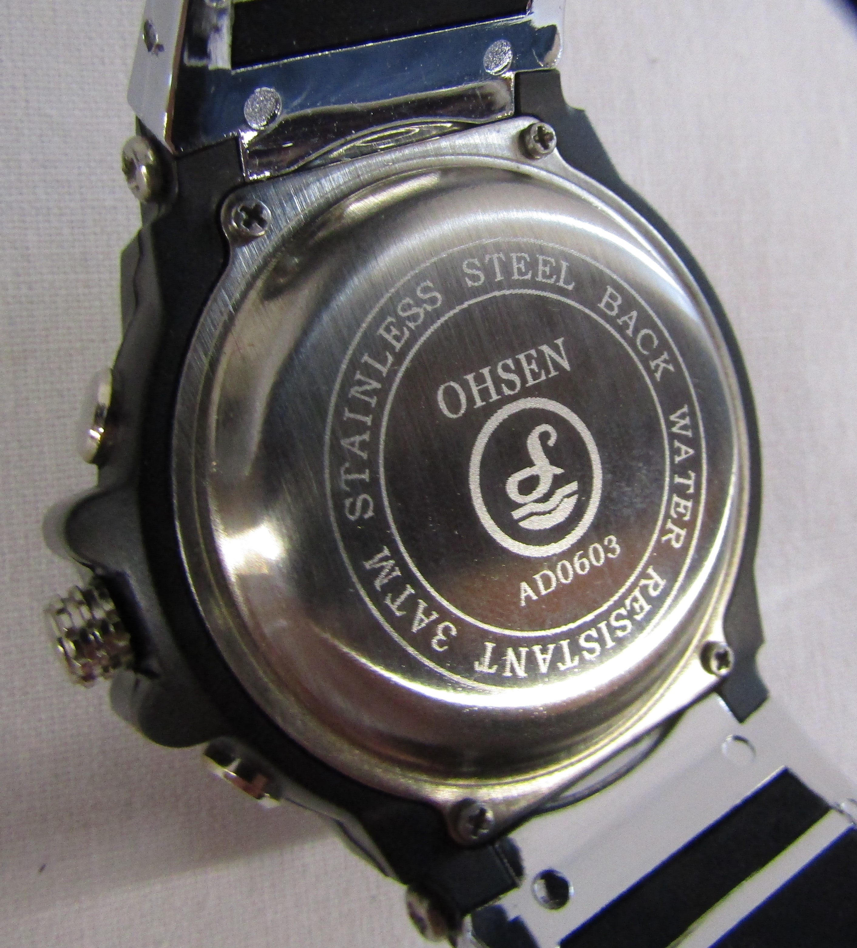 6 men's cased watches - 2 x Finotime 739 - Finotime 6008 - Ohsen AD603 - 2 x Skmei 1013 - Image 7 of 12