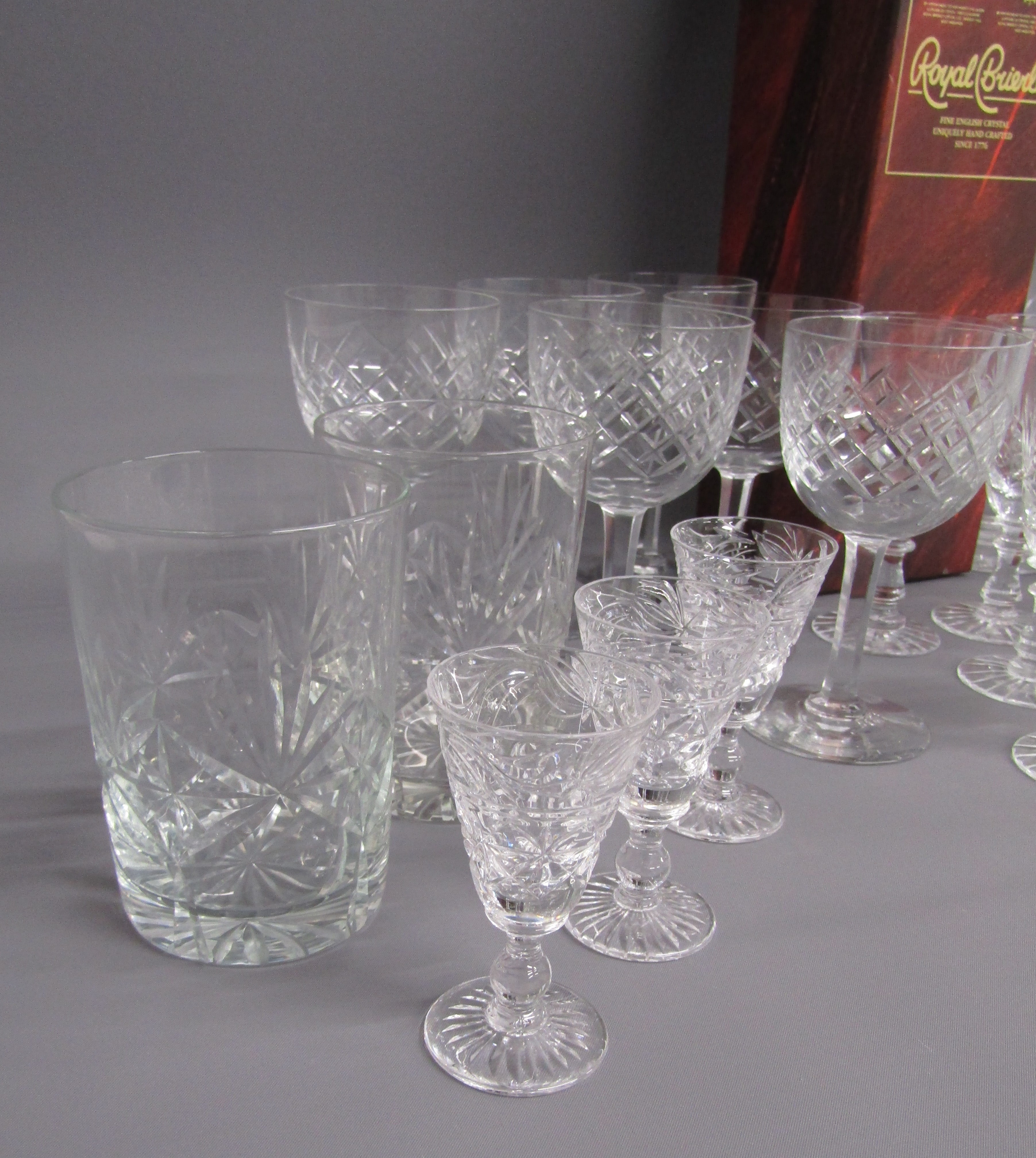 Royal Brierley limited edition 981/2000 Millennium over sized champagne flute and a collection of - Image 2 of 6
