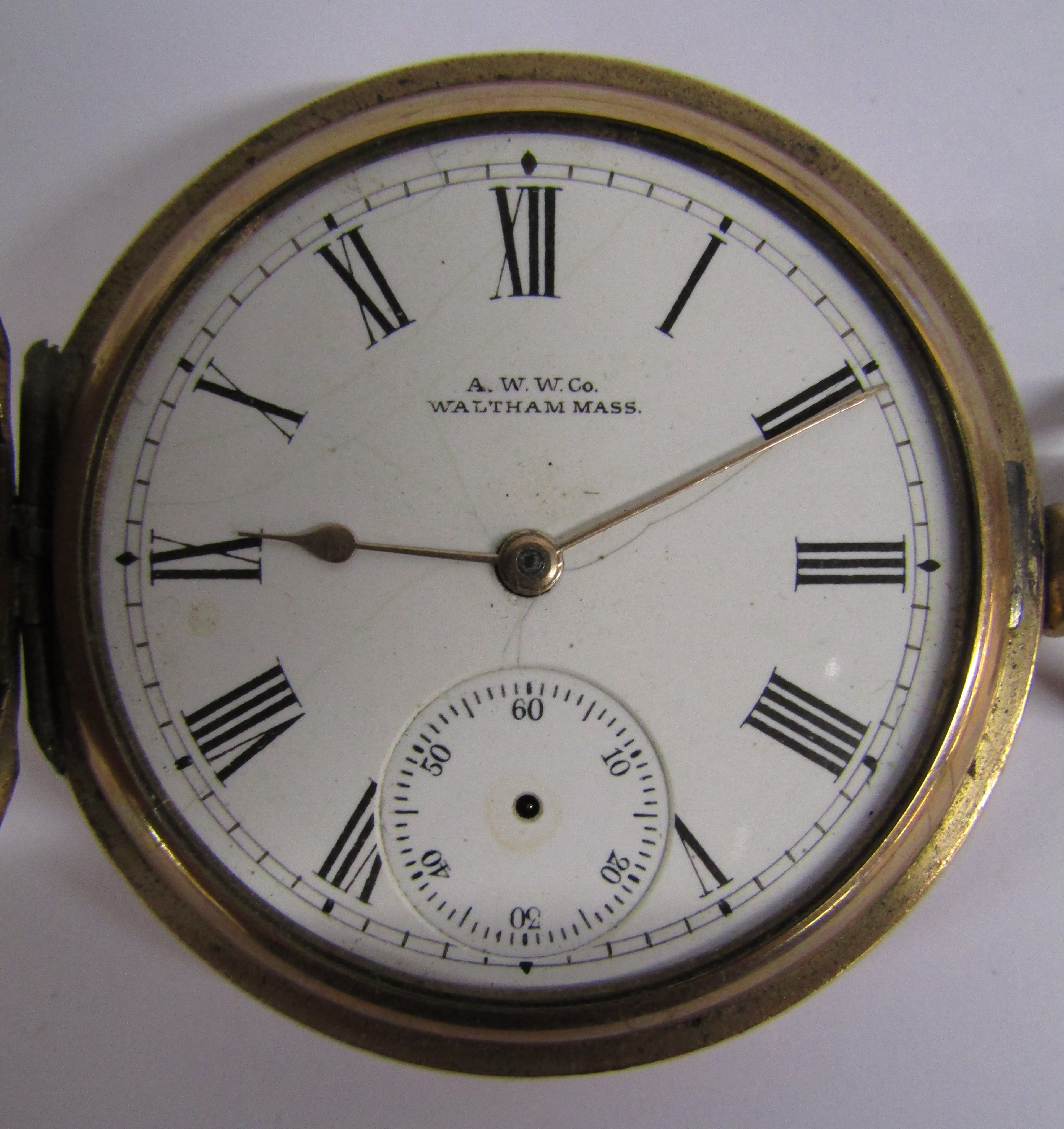 3 pocket watches - A.W.W. Co Waltham Mass gold plated, Thomas Russell & Son Liverpool gold plated - Image 4 of 18