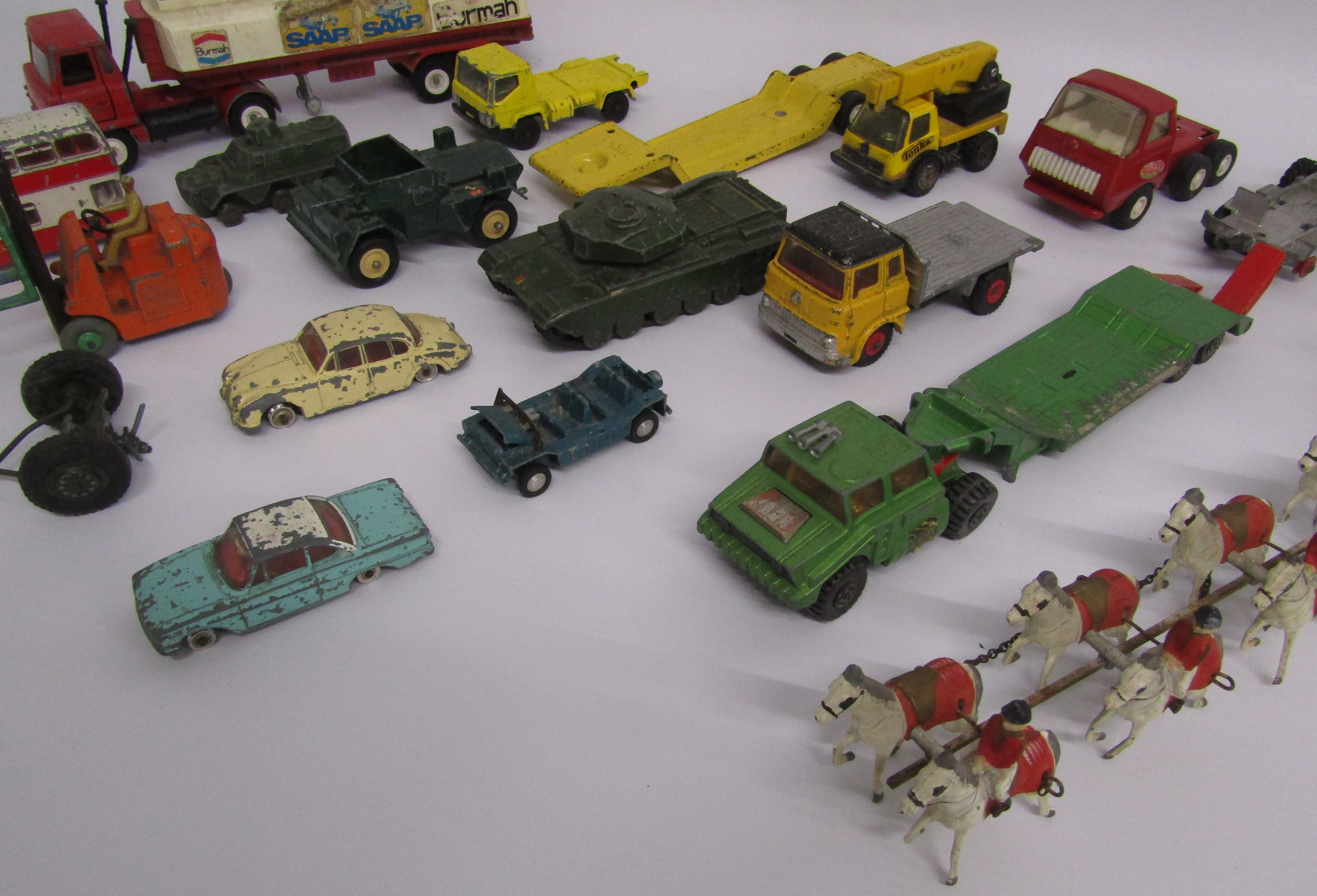 Diecast vehicles includes Dinky, Britains Daimler Scout car, a model of the Queens Carriage etc - Image 3 of 4