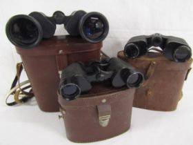 Lieberman & Gortz 8x30, Norvex and Carl Zeiss Jena Jenoptem binoculars