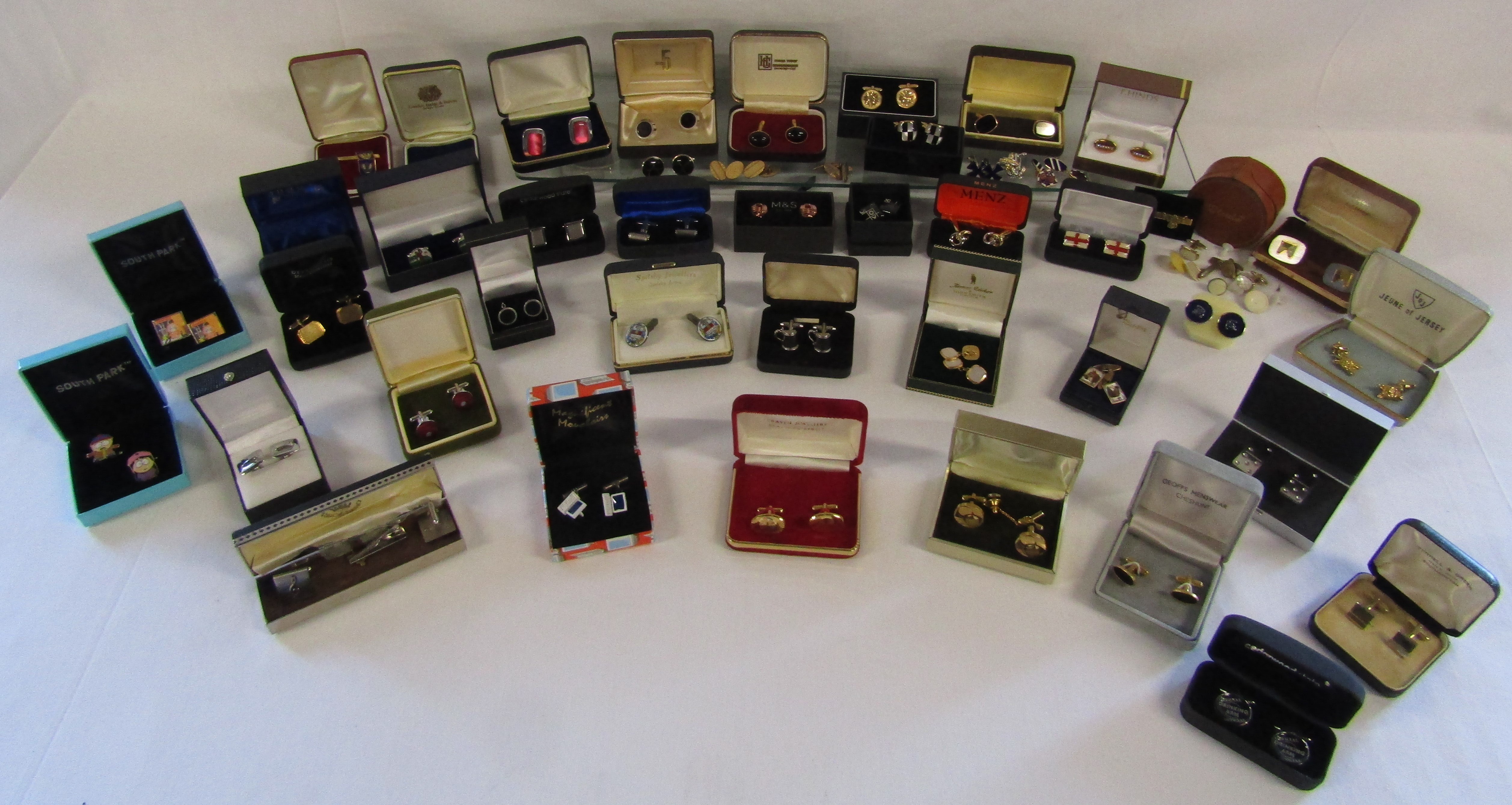 Collection of cufflinks