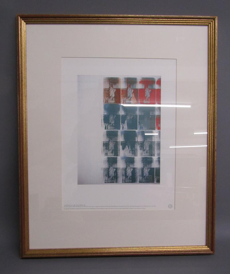 Andy Warhol lithographic print entitled 'Statue of Liberty' published by Neues New York in - Image 6 of 6