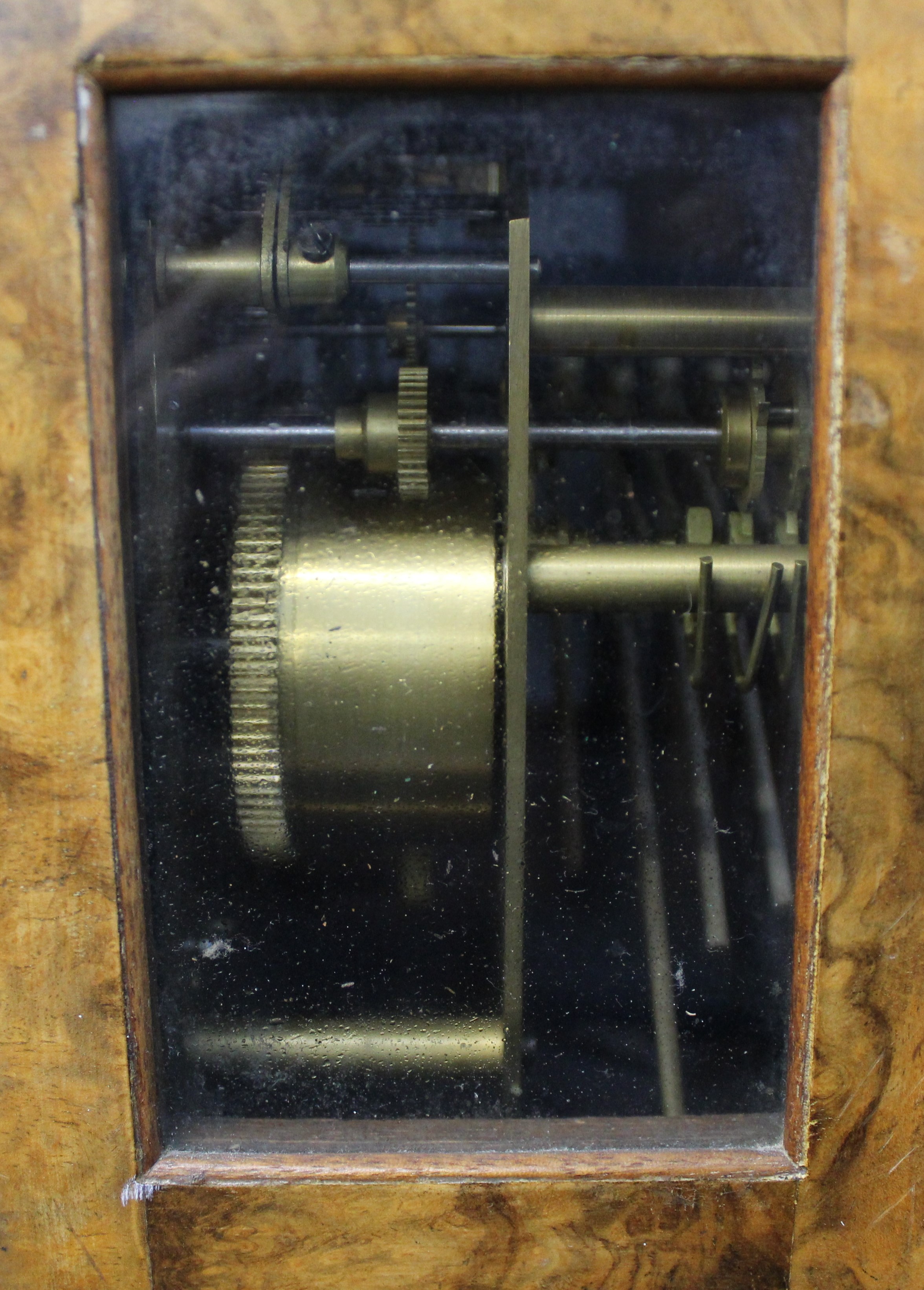 20th century Goldsmiths & Silversmiths Co Ltd ,112 Regent Street, London W1 reproduction table clock - Image 5 of 9