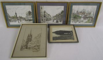 Prints of Louth, Louth embroidery and Rab Wood 1952 photograph