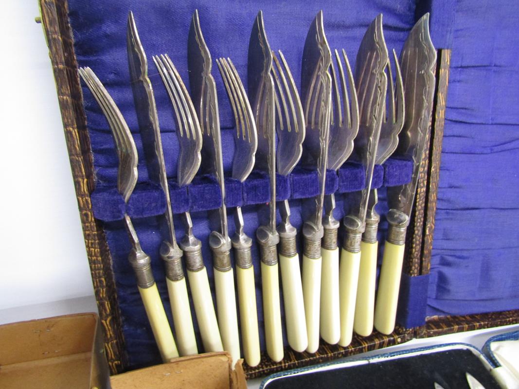 Collection of silver plated cutlery - Image 5 of 8