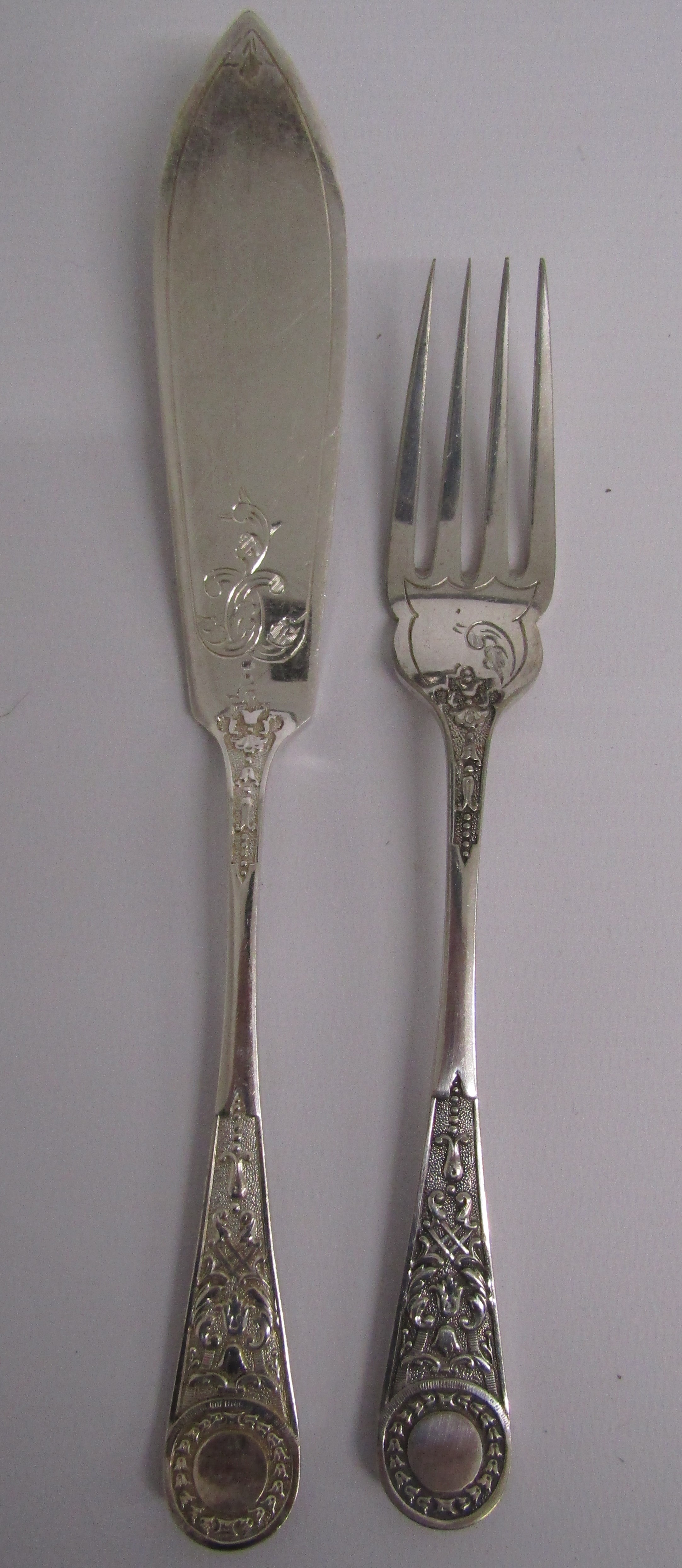 James Dixon & Sons 6 place cutlery set, 12 setting fish cutlery, A Kesteven 12 piece knife and - Image 5 of 9