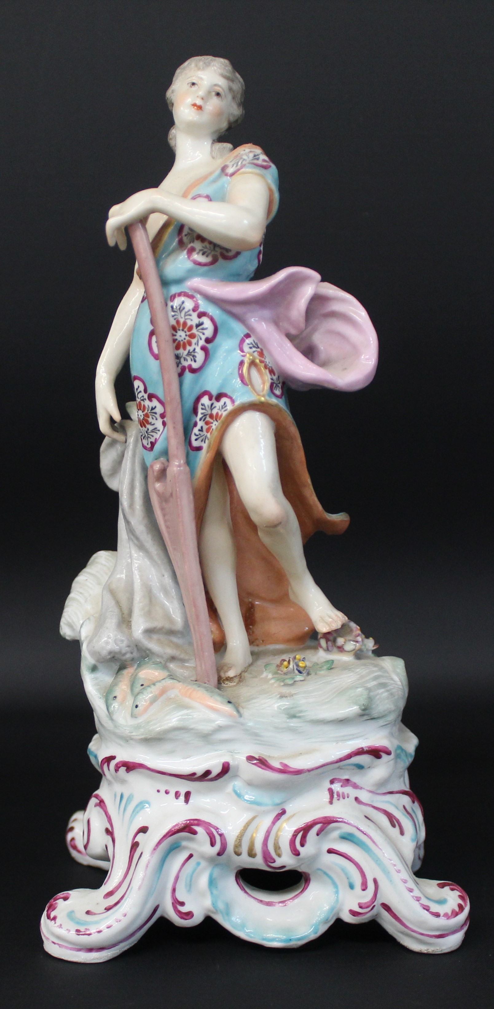 A set of four French porcelain figures emblematic of the Classical Four Seasons, late 19th / early - Image 4 of 17