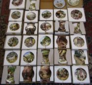 Large collection of horse, farming and birds collector plates mostly Royal Doulton, some Wedgwood