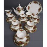 Royal Albert 'Old Country Roses' tea set with cake plate