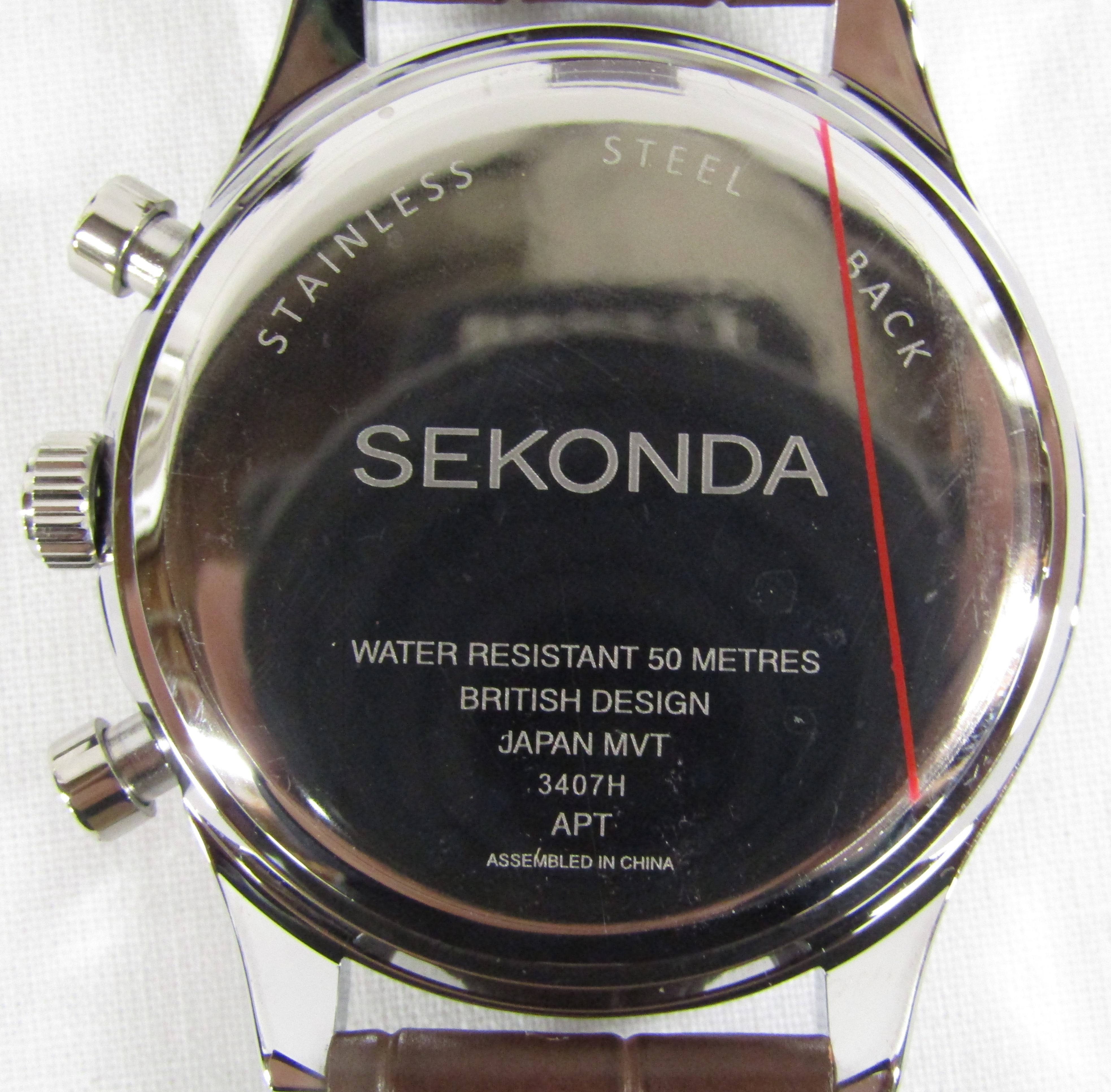 6 men's Sekonda watches - 1525 digital, 03405 with date, 3846 with date, 3407H chronograph, N3490 - Image 9 of 13