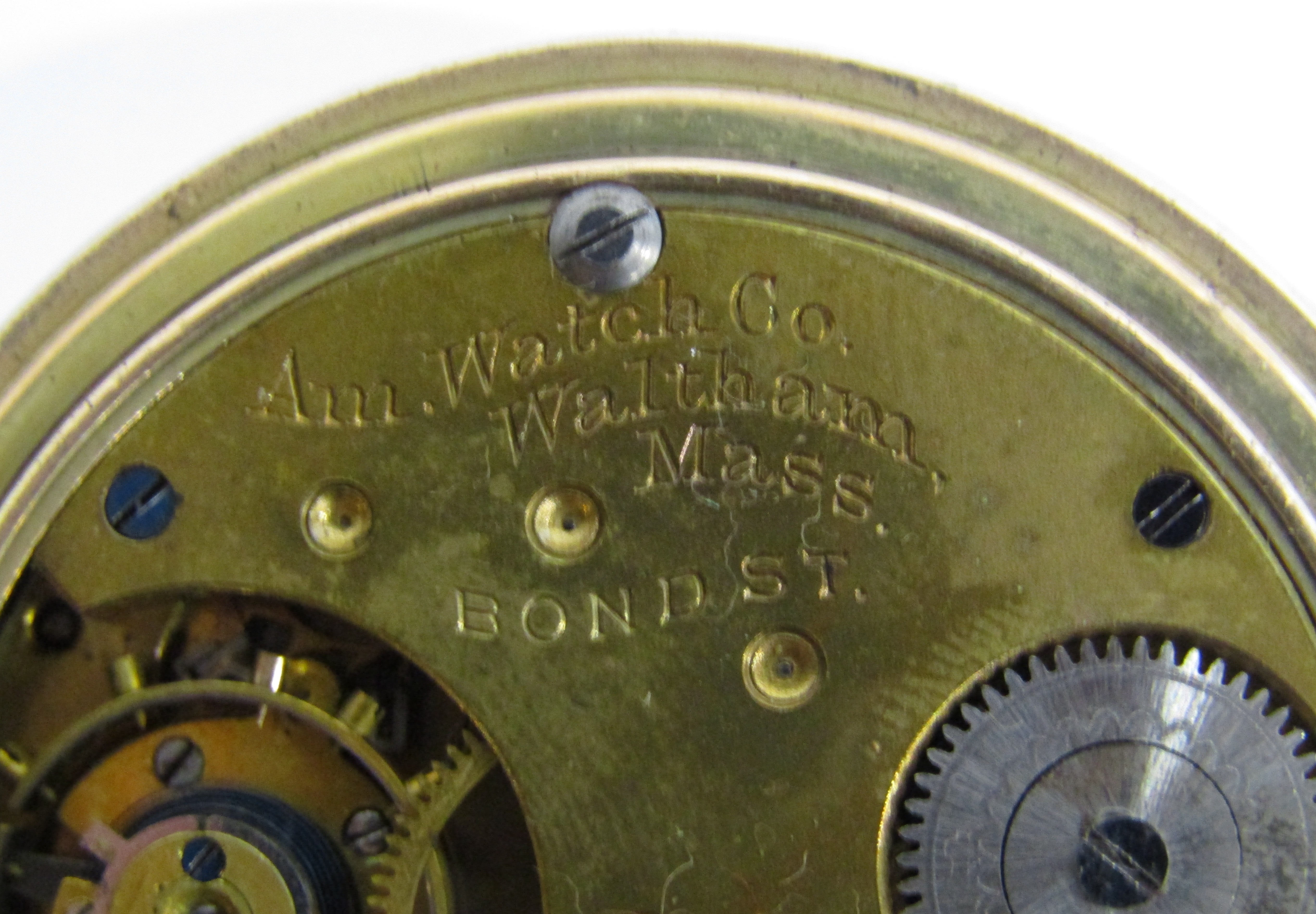 3 pocket watches - A.W.W. Co Waltham Mass gold plated, Thomas Russell & Son Liverpool gold plated - Image 6 of 18