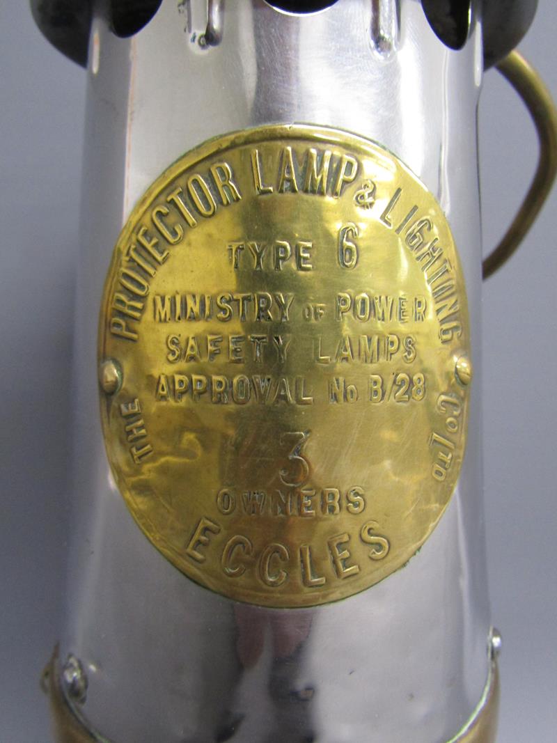 Eccles miners lamp Protector Lamp and Lighting Co Ltd Type 6 - Image 2 of 4