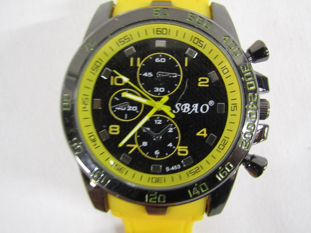 9 gents modern sports type watches - Image 10 of 10