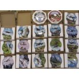 Collection of mostly Royal Doulton aviation collectors plates
