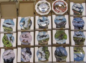 Collection of mostly Royal Doulton aviation collectors plates