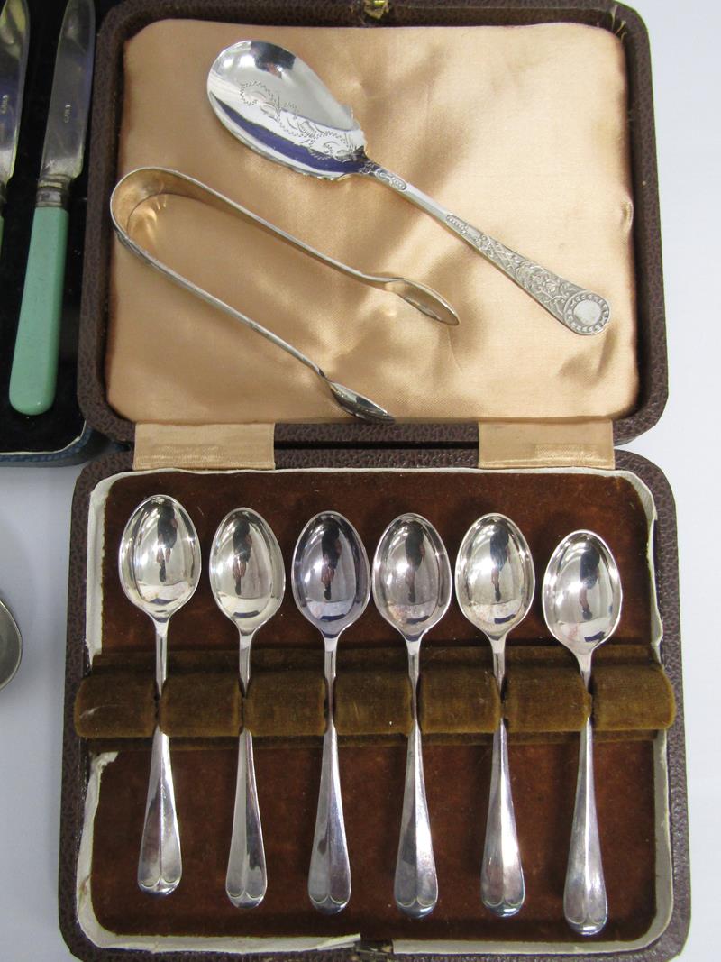 Collection of silver plated cutlery - Image 3 of 8