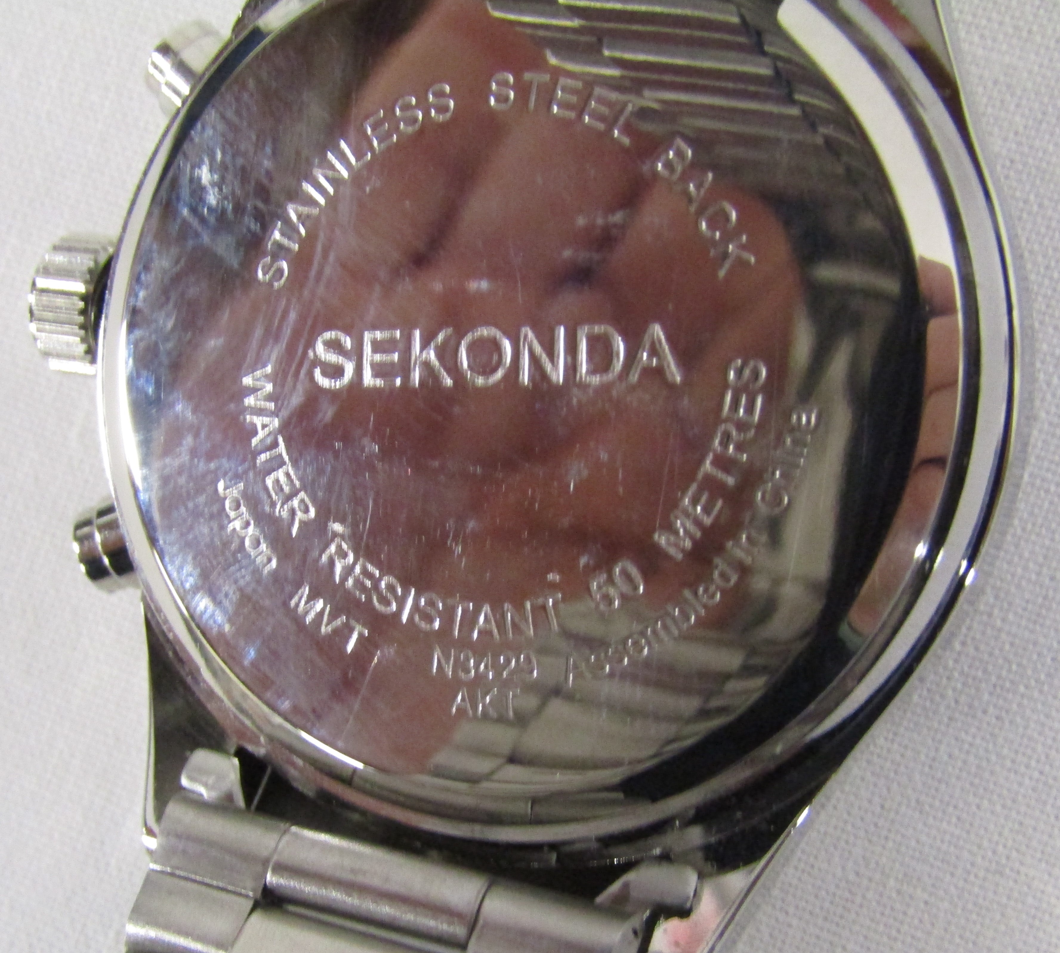6 men's Sekonda watches - 1525 digital, 03405 with date, 3846 with date, 3407H chronograph, N3490 - Image 13 of 13