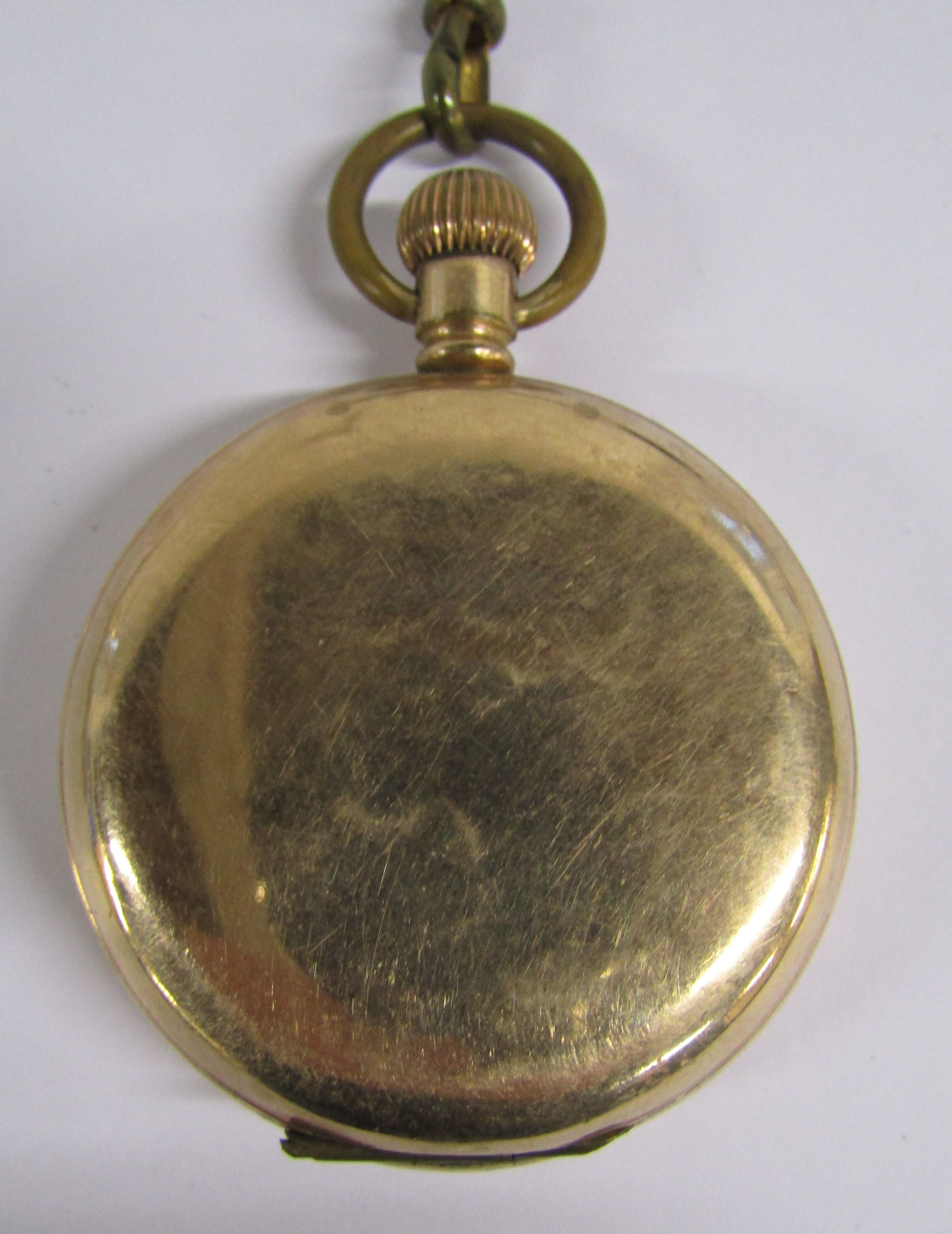 3 pocket watches - A.W.W. Co Waltham Mass gold plated, Thomas Russell & Son Liverpool gold plated - Image 3 of 18