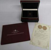 Queen Victoria Young Head half sovereign with heraldic shield reverse, also case and certificate