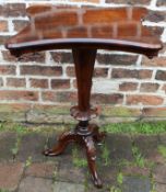 Victorian rosewood tilt top table
