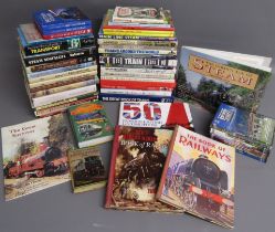 Large collection of locomotive books - steam railways, train disasters, steam locomotives etc