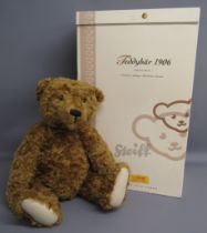 Large Steiff 'Reddish Brown' bear 70cm limited edition of 1,906 worldwide