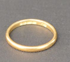 22ct gold wedding band 2.77g