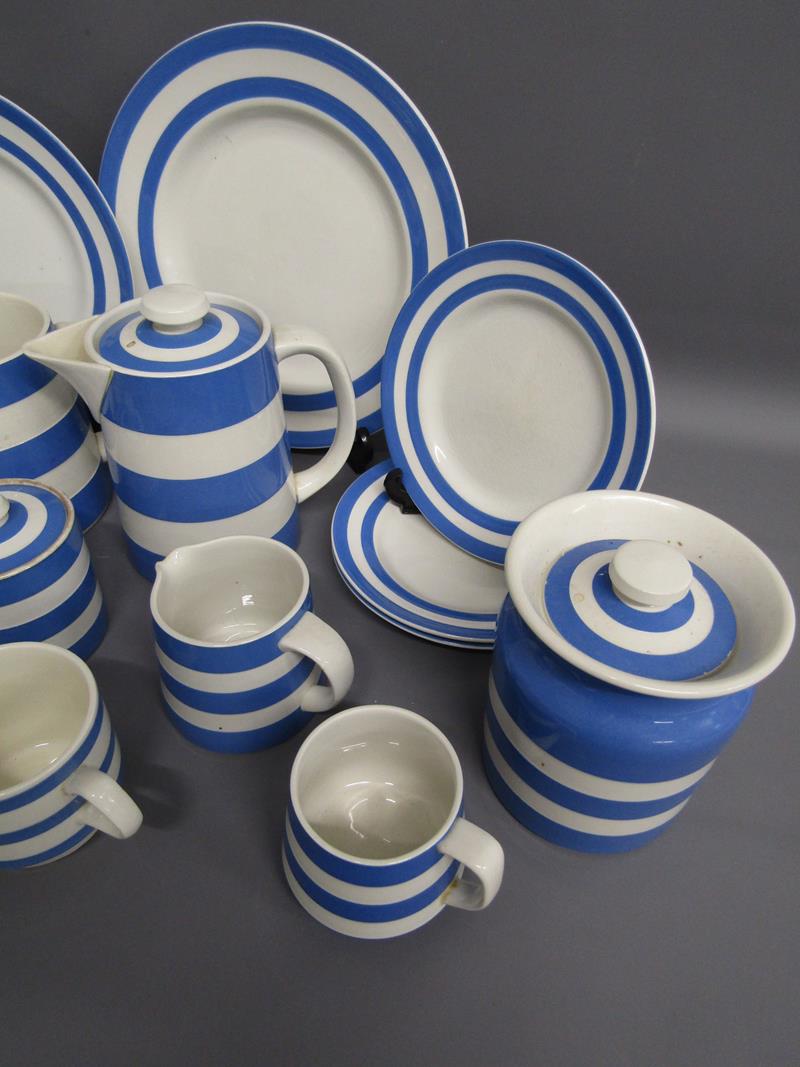 Collection of T G Green Cornish ware (varying dates) includes 4 saucers, bowl, marmalade pot with - Image 5 of 13