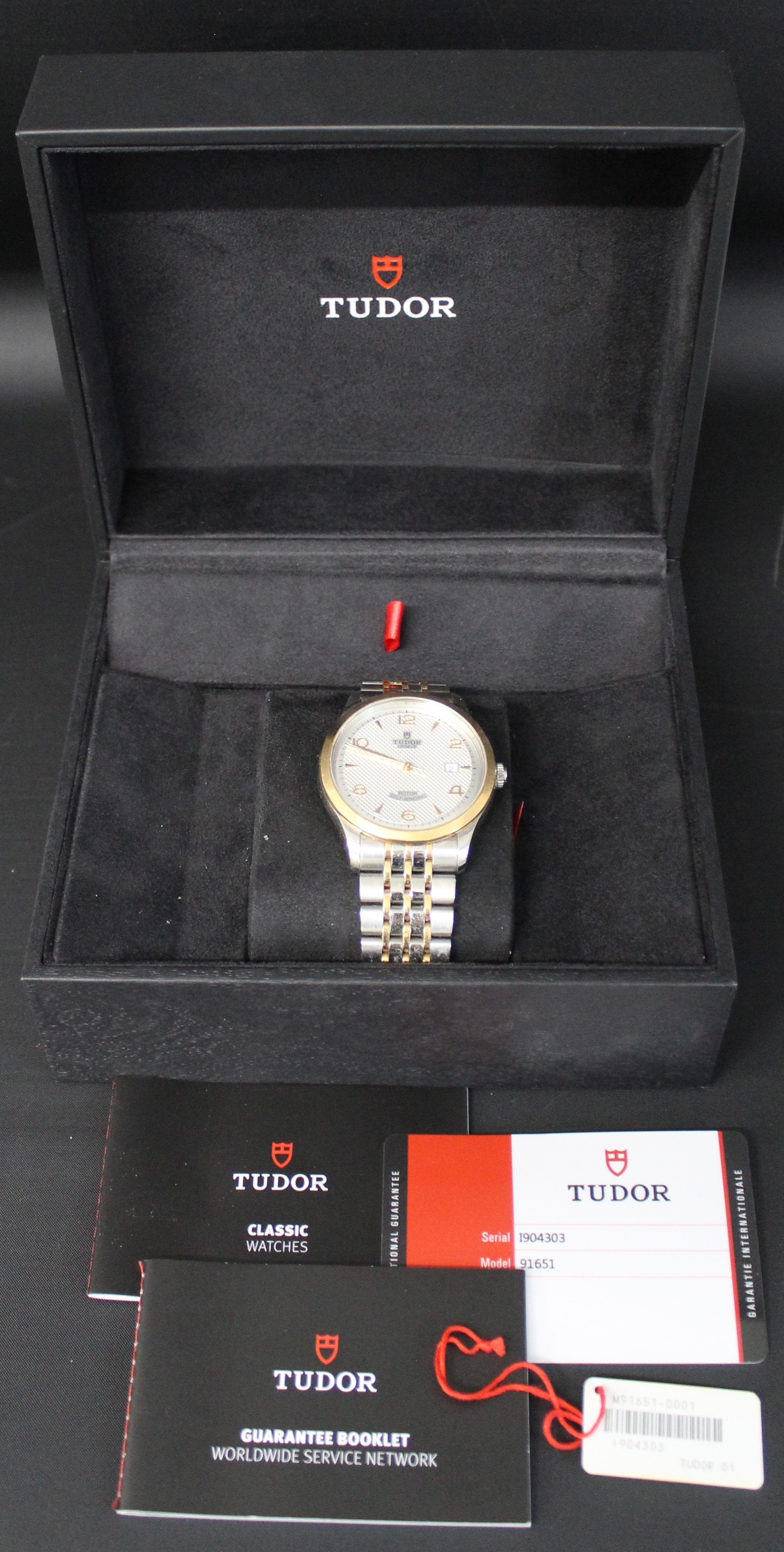 Gents Tudor 1926 Rotor self winding stainless steel wristwatch with silver dial, serial number - Image 3 of 4