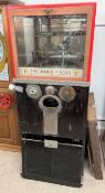 1931 International Mutoscope 'The Magic Finger' penny in the slot arcade game in a wood & metal