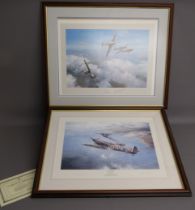 'First Combat' limited edition 824/990 Robert Taylor framed print pencil signed by Don Kingaby
