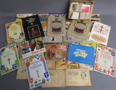 Collection of collectors cards includes cigarette cards, Brooke Bond, Wall's, - The space age,