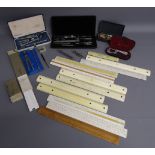 Riefler A16, Staedtler Mars and Precision 23886 draughtsman sets, The LS Starrett Co No230 and