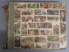 Cigarette card collection includes - Chinese scenes, Boys' friend picture gallery Jack Johnson,