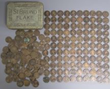 Selection of mostly Victorian one pennies with some half pennies