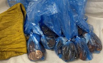 Large bag of old pennies