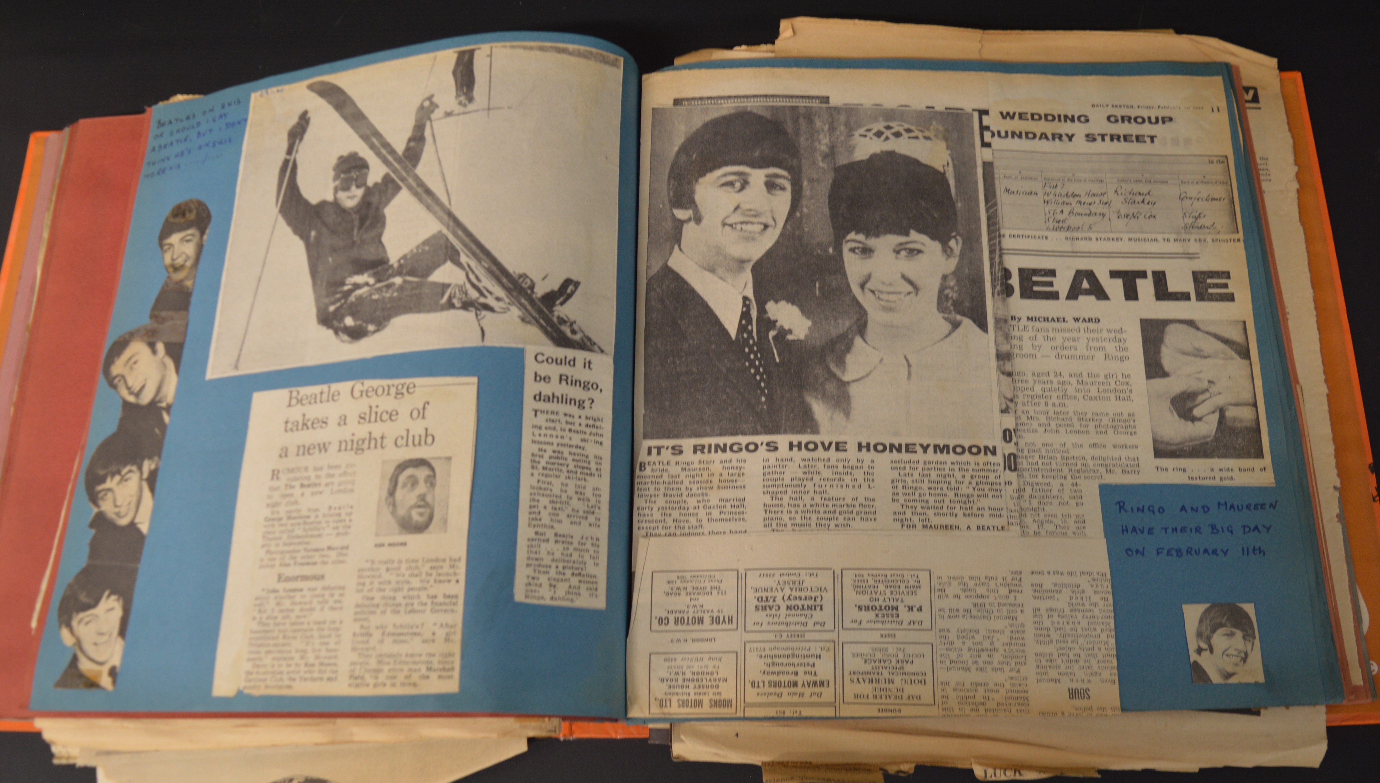 Selection of Beatles memorabilia including The Beatles Book Monthly magazine no's 1-50, 3 scrap - Image 3 of 15