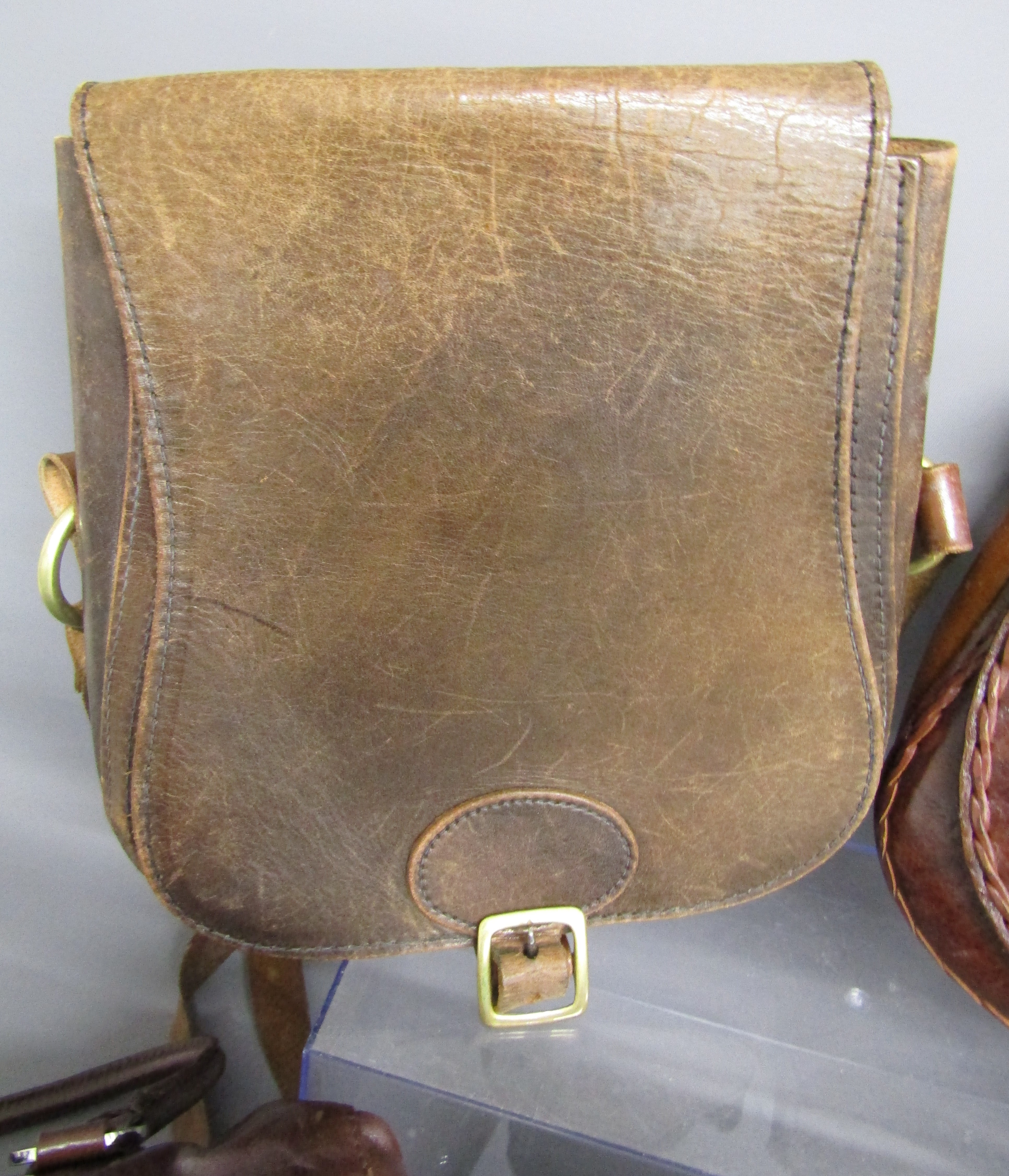 Brown leather bags - ladies handbags - Ri2K, Exella leather, Suzi Smith red leather etc - Image 5 of 6