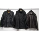 Ladies Lakeland leather coat size 16 - Men's Helium leather jacket xl and Lakeland leather jacket