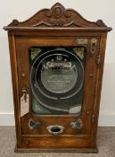 Early 20th century Allwin De Luxe penny in the slot machine, operates using half pennies - with