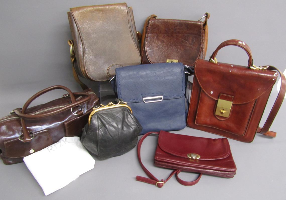 Brown leather bags - ladies handbags - Ri2K, Exella leather, Suzi Smith red leather etc