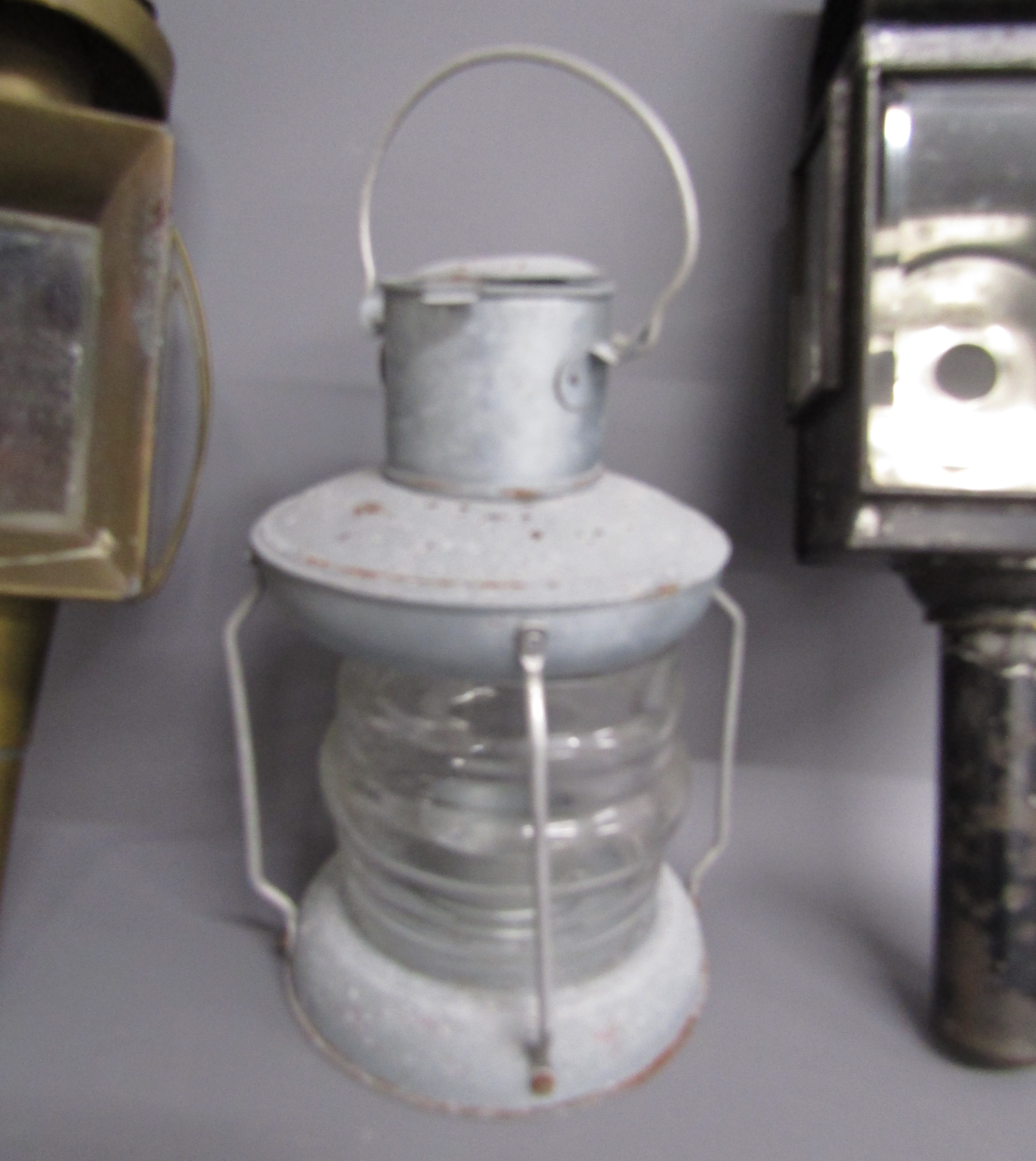 2 carriage lamps and a candle lamp - Image 3 of 4